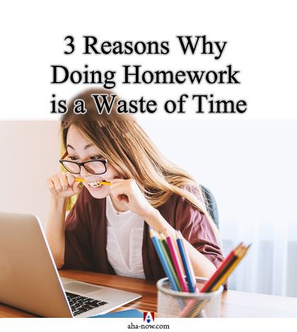 does homework waste time